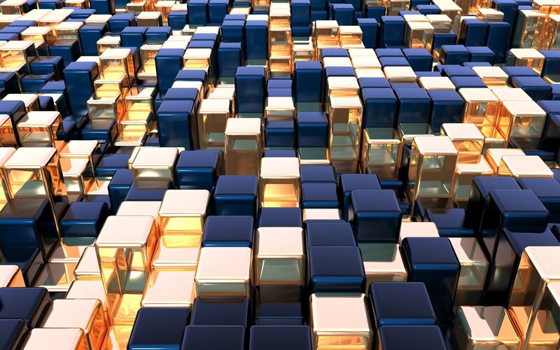 Abstract cube pattern