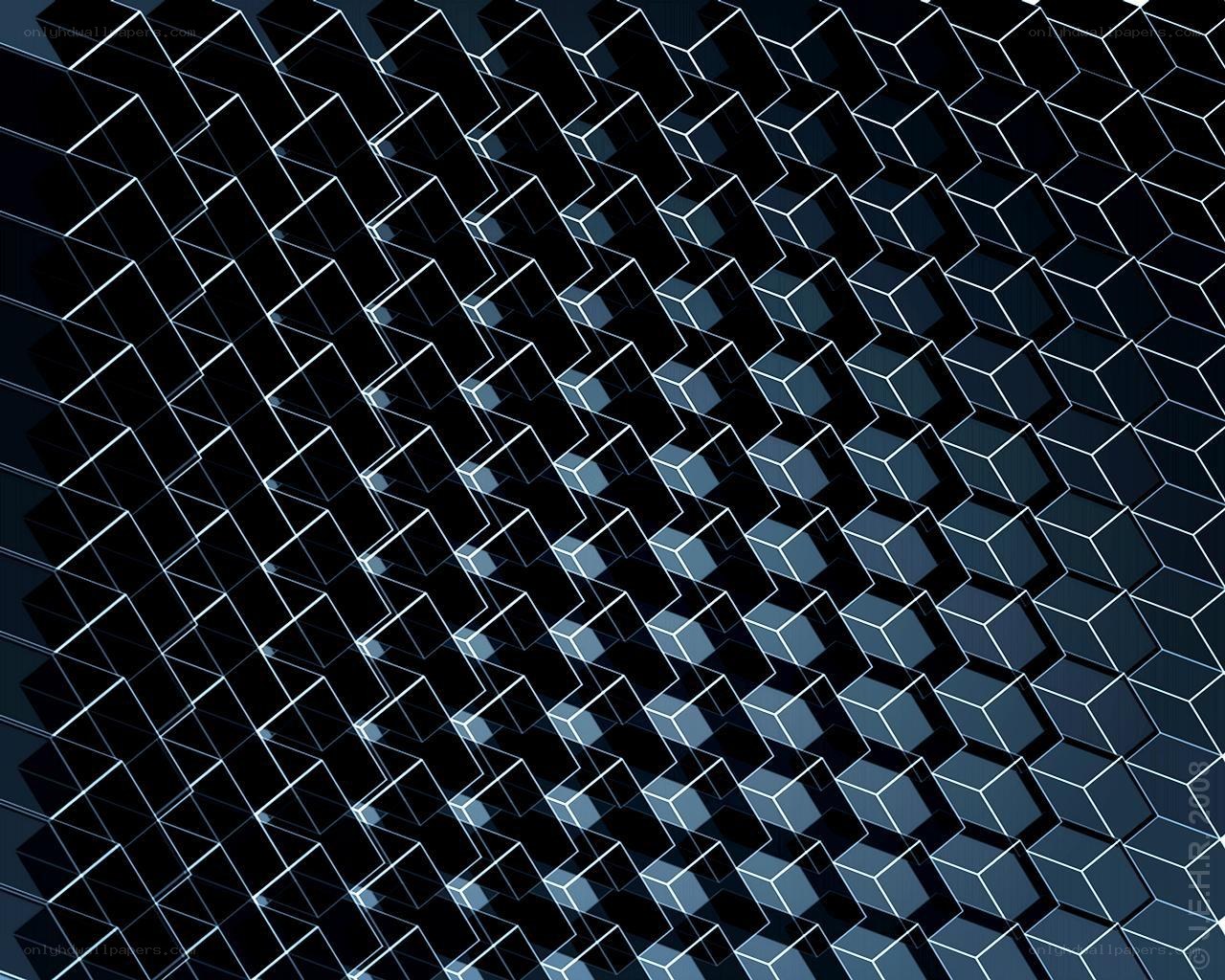 Abstract cube pattern