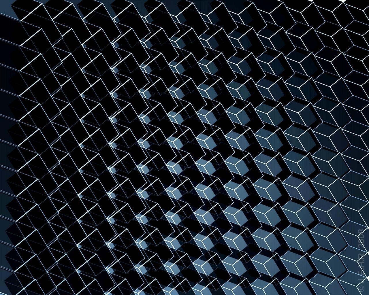 Abstract cube pattern