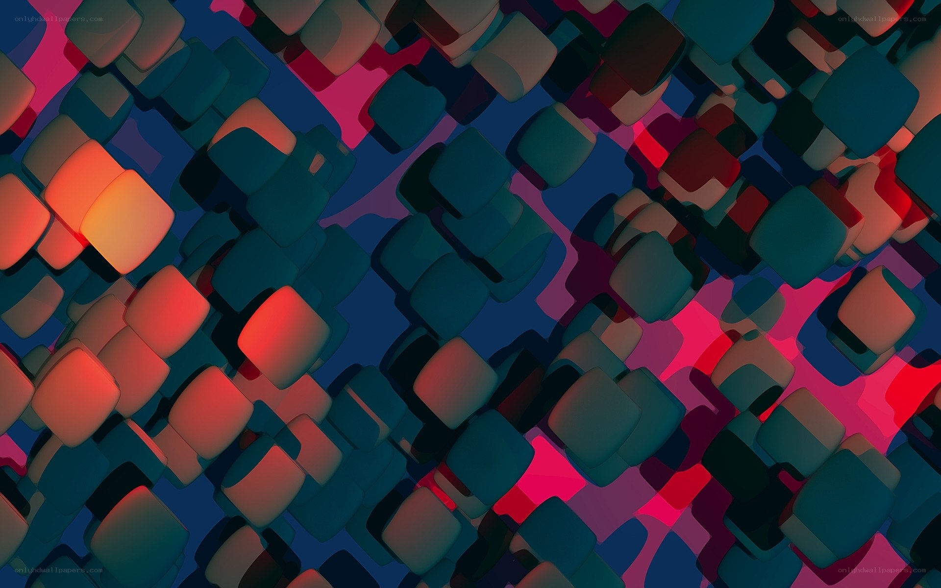 Abstract cube pattern