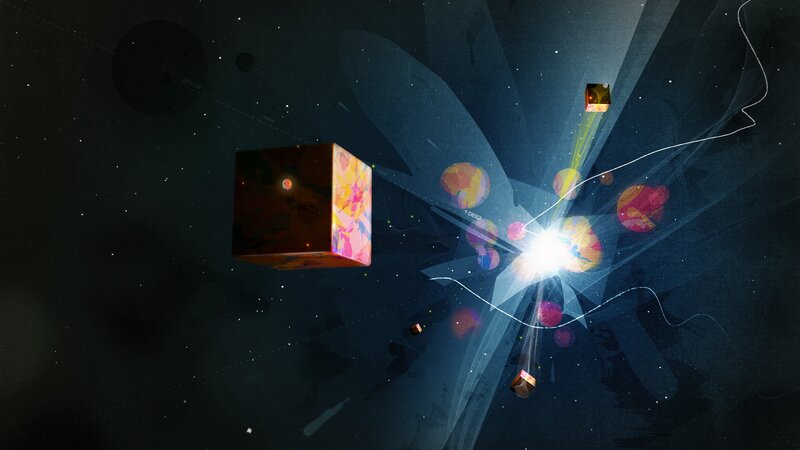 Abstract Cubes in Space
