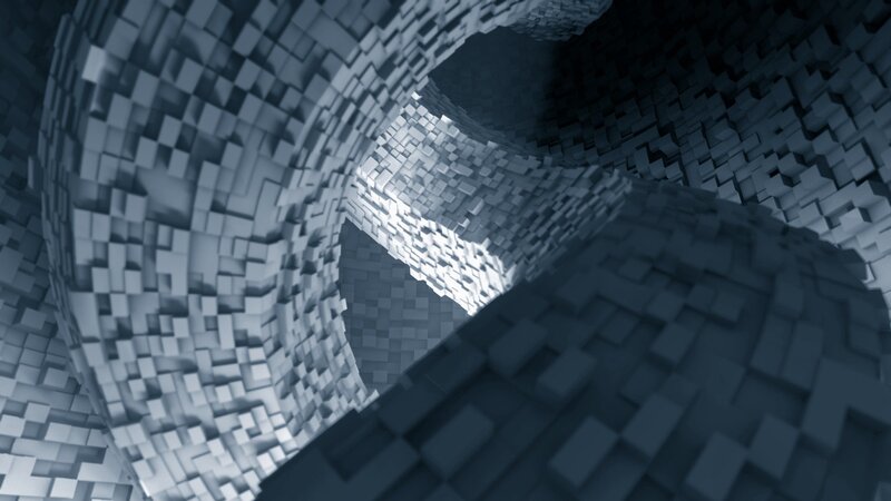 abstract cubic tunnel