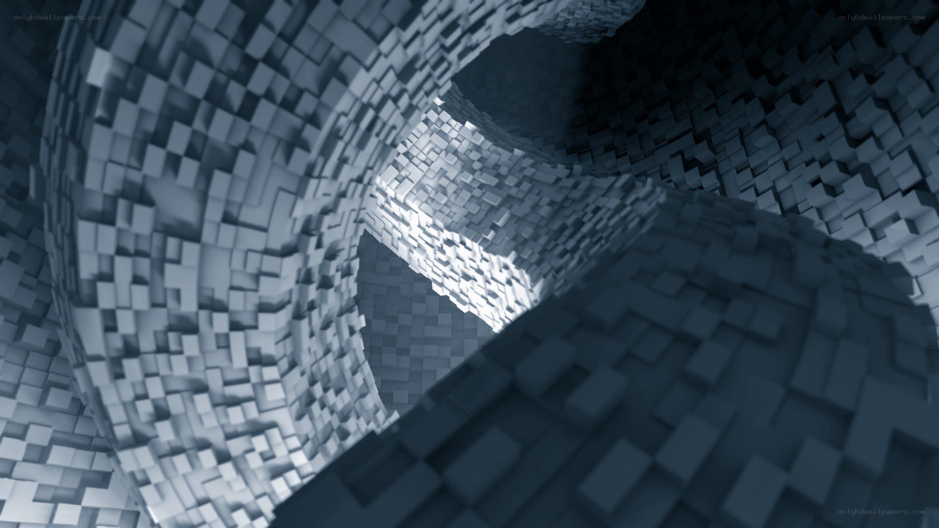 abstract cubic tunnel