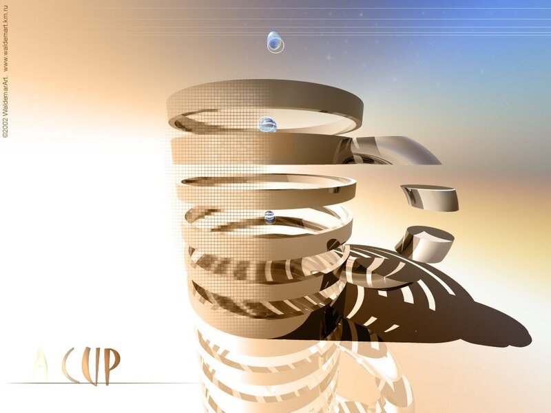 abstract cup structure
