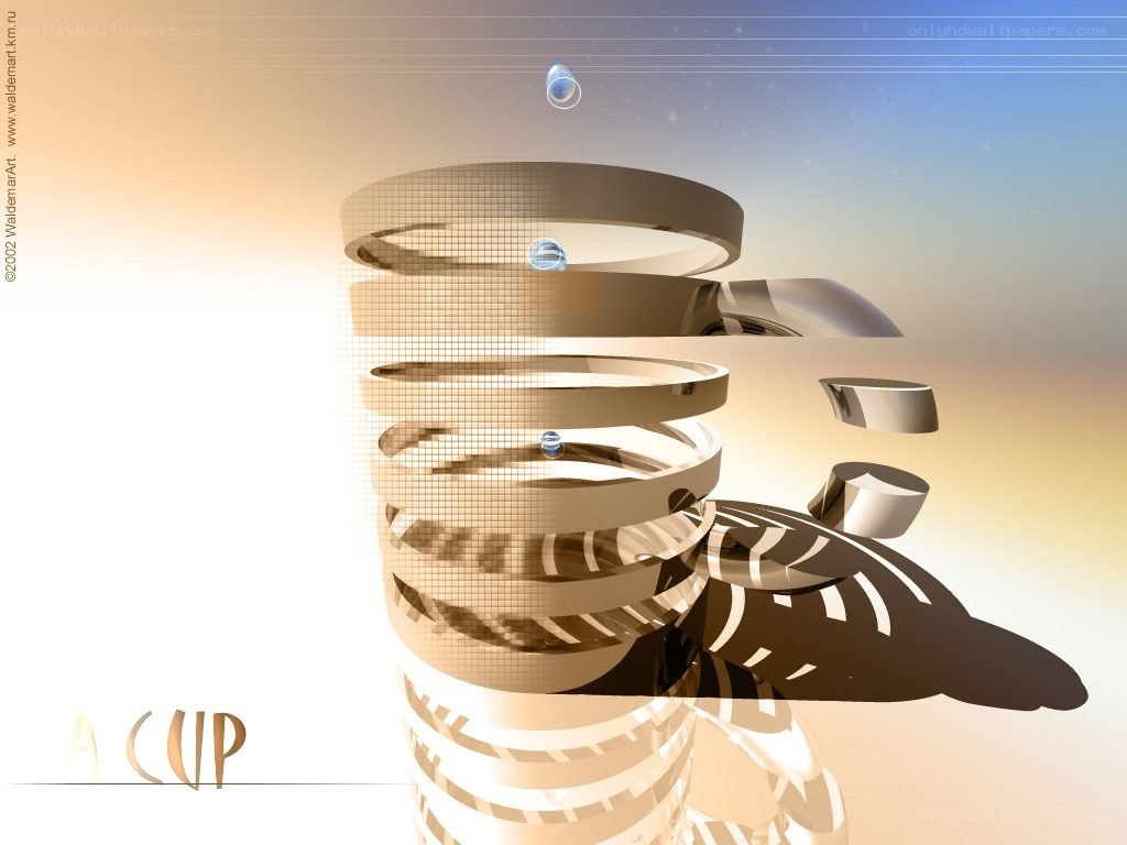 abstract cup structure