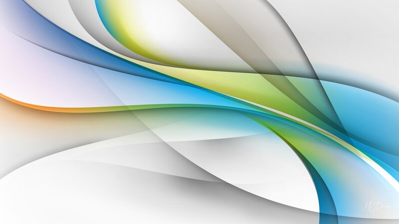 Abstract Curved Lines — Blue, Calm, Curves
