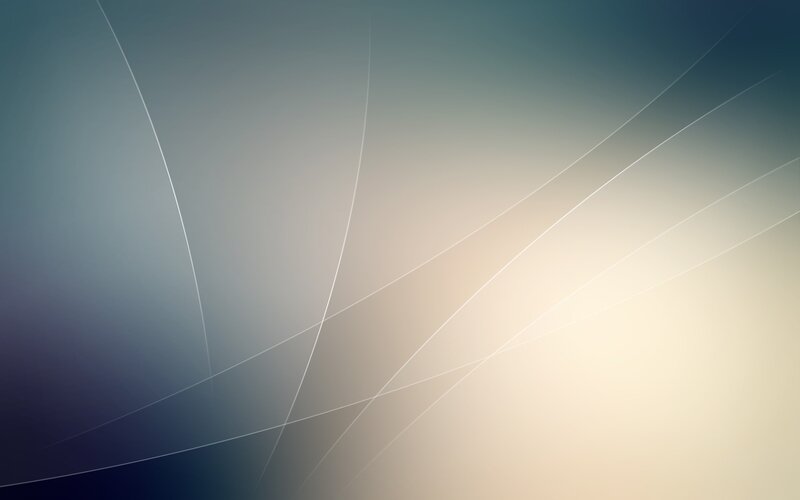 Abstract Curved Lines — Blue, Calm
