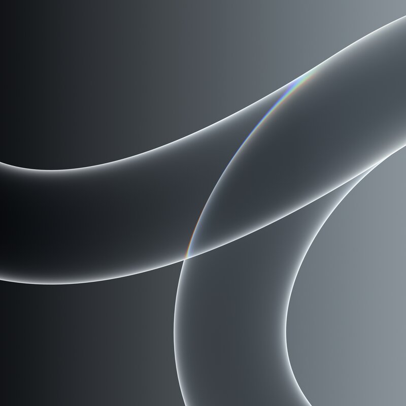Abstract Curved Lines — Gray