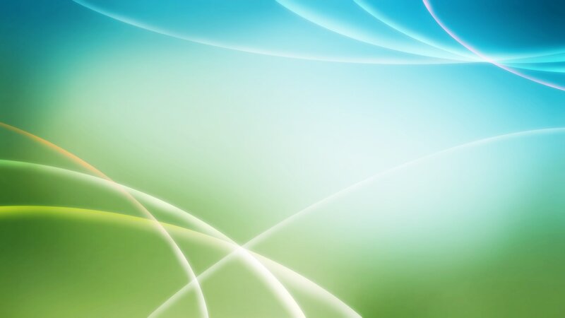Abstract Curved Lines — Green, Calm
