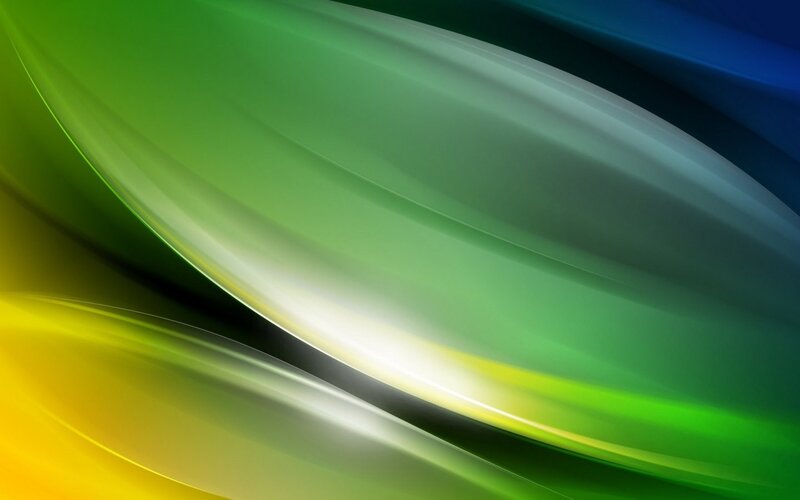 Abstract Curved Lines — Green, Dynamic