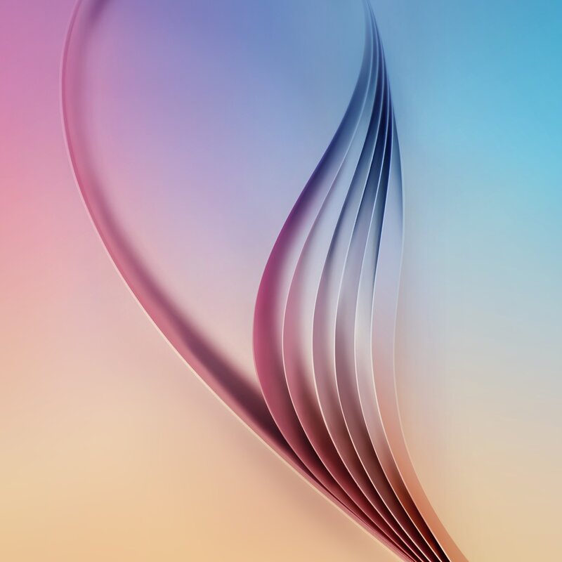 Abstract Curved Lines — Pink