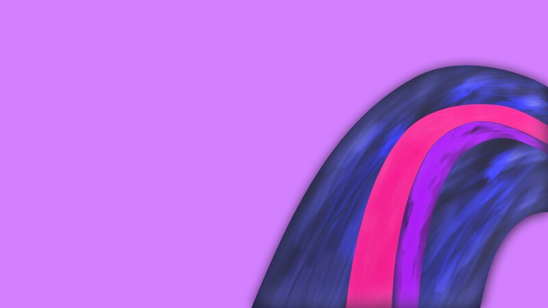 Abstract Curved Lines — Purple, Calm, Digital Art