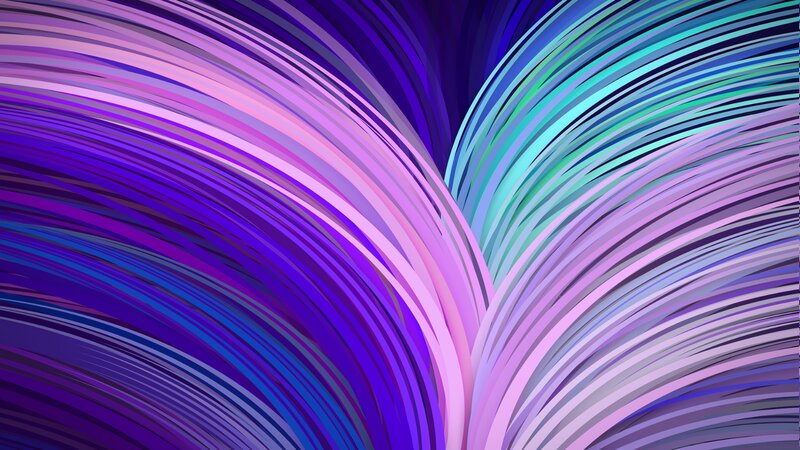 Abstract Curved Lines — Purple, Dynamic
