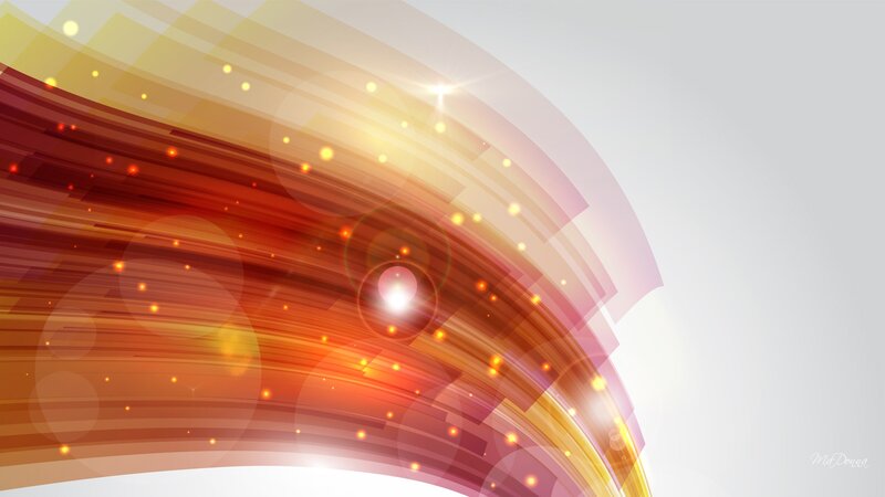 Abstract Curved Lines — Red
