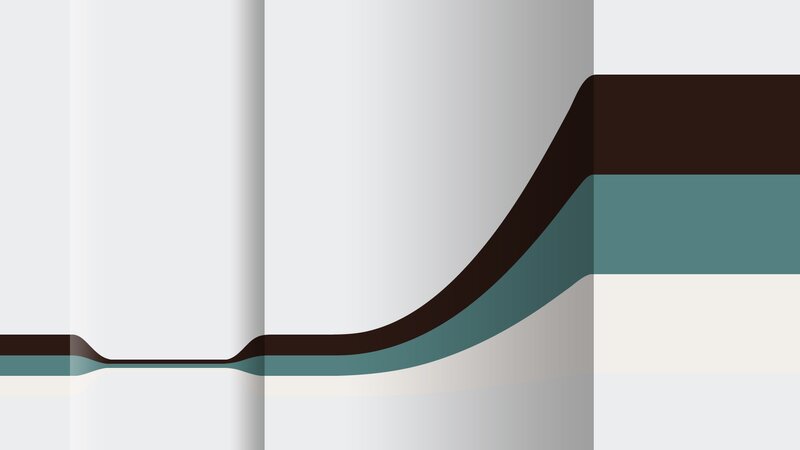 Abstract Curved Lines — White, Calm, Vector Art, Curved Line, Stripes