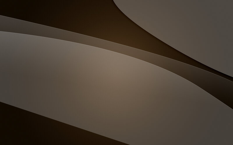 Abstract Curved Shapes — Brown