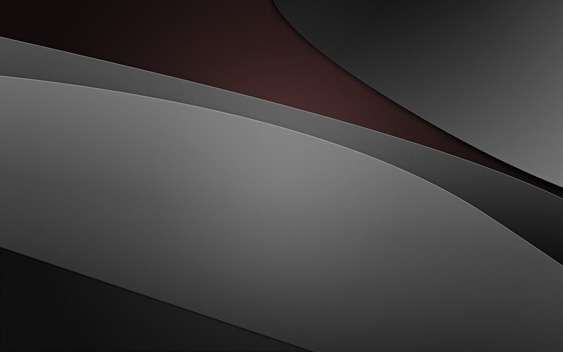 Abstract Curved Shapes — Gray, Minimalist, Curved Lines, Shadows
