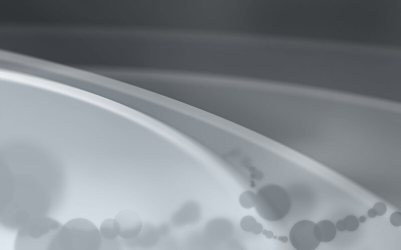 Abstract Curved Shapes — Gray