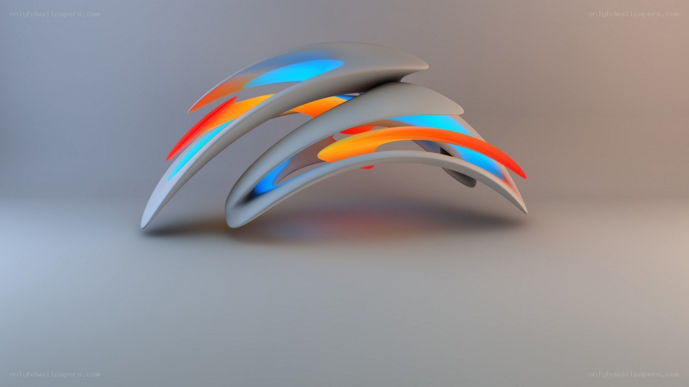 abstract curved shapes sculpture