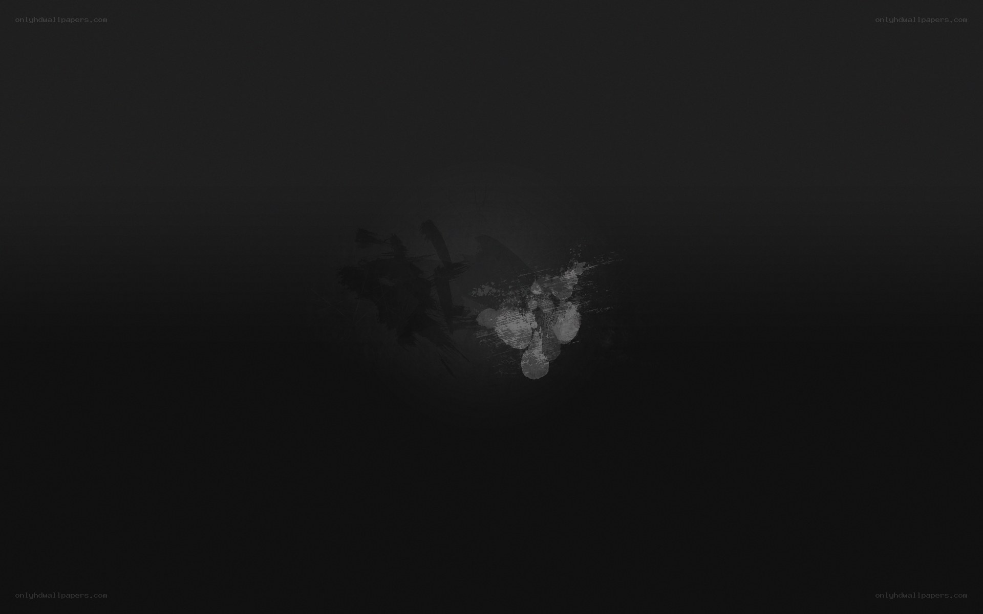 abstract dark art with splatters