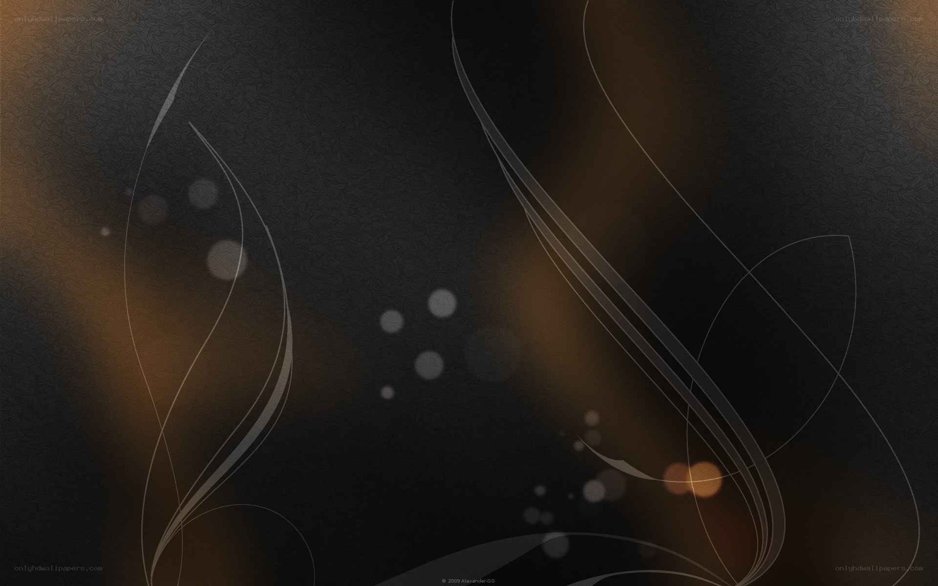 Abstract dark background with swirls