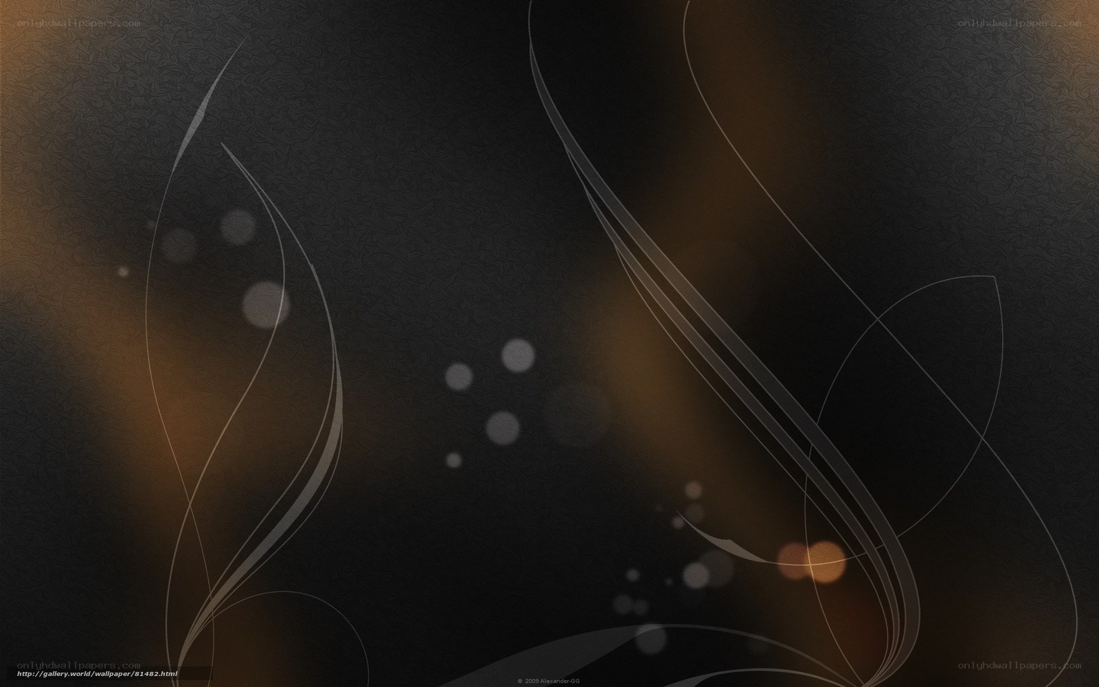 Abstract dark background with swirls