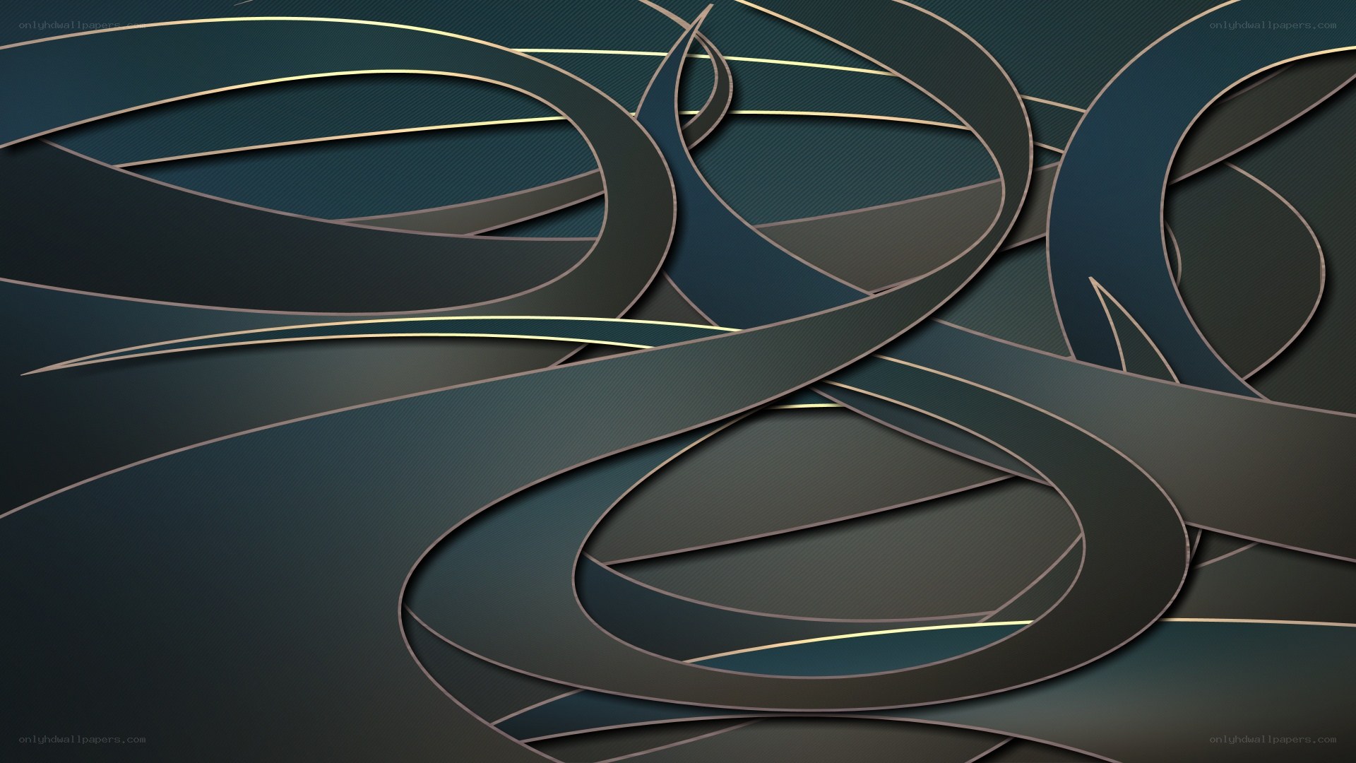 abstract dark blue swirls