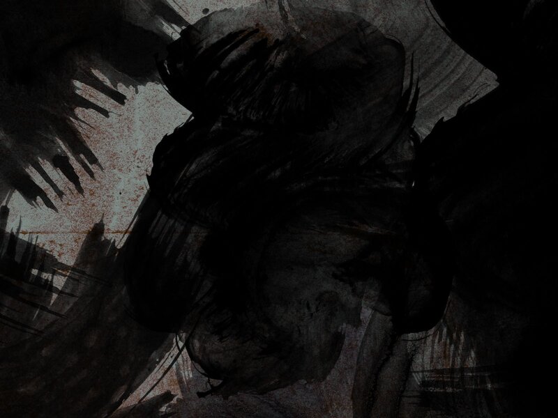 abstract dark brushstroke art