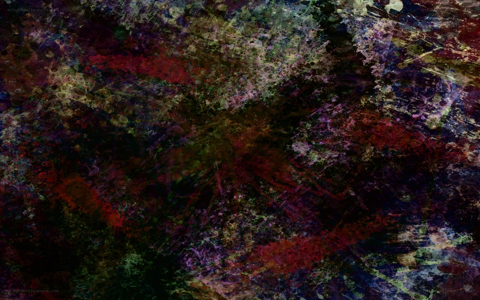abstract dark color splatter