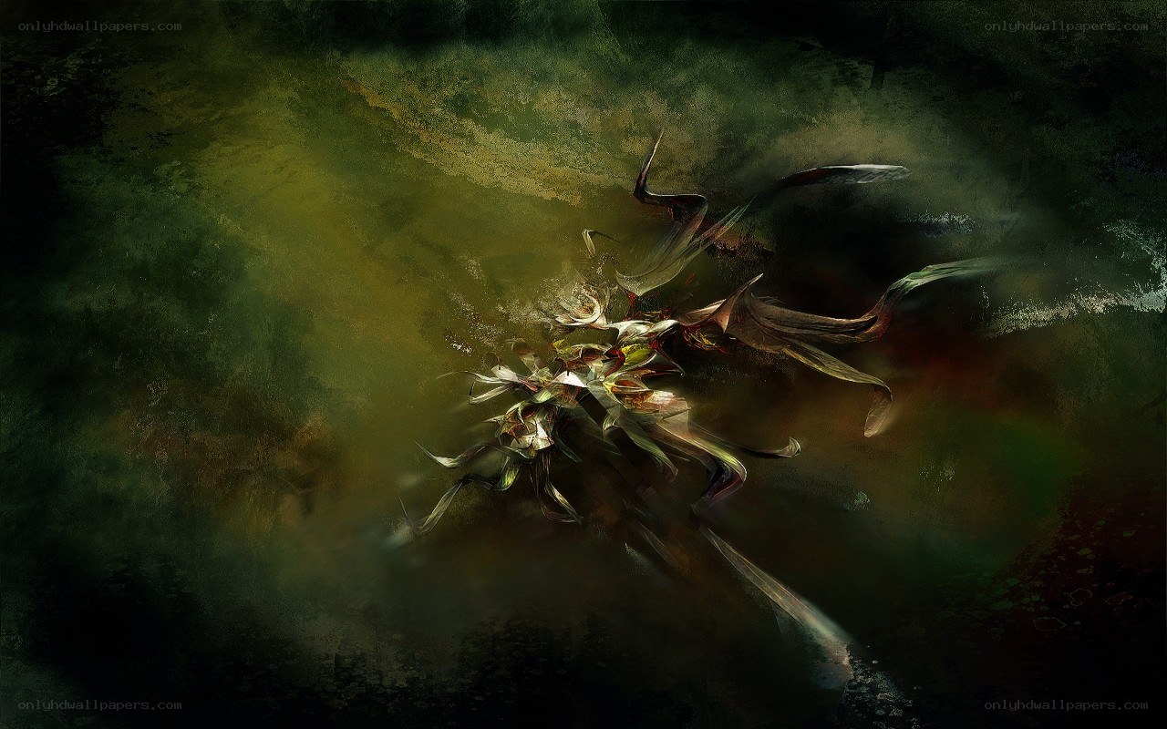 abstract dark fantasy creature