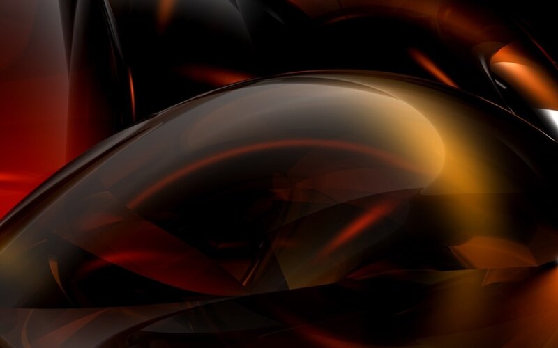 abstract dark fluid shapes