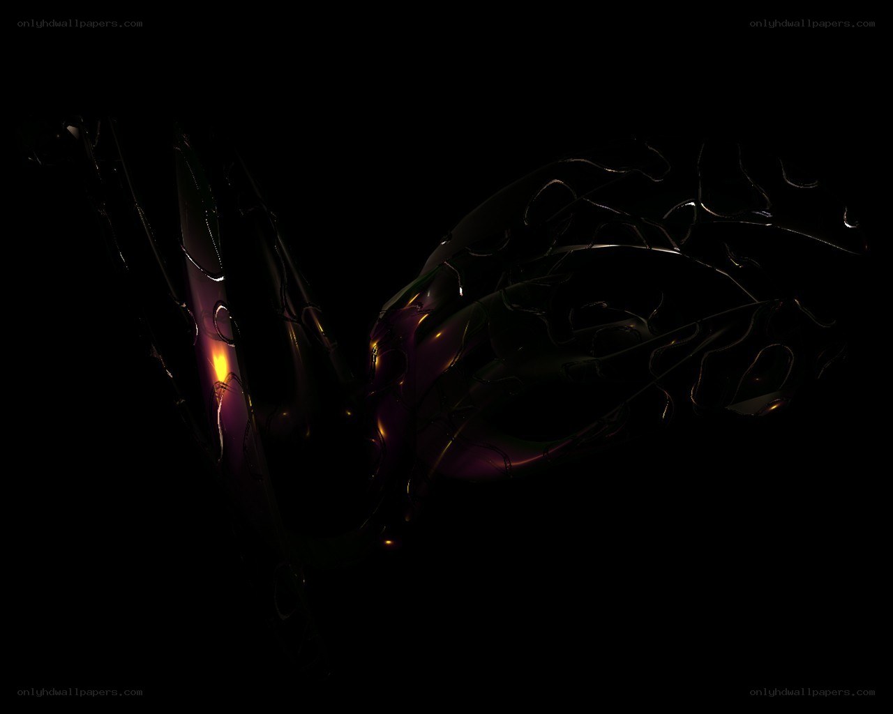 abstract dark form