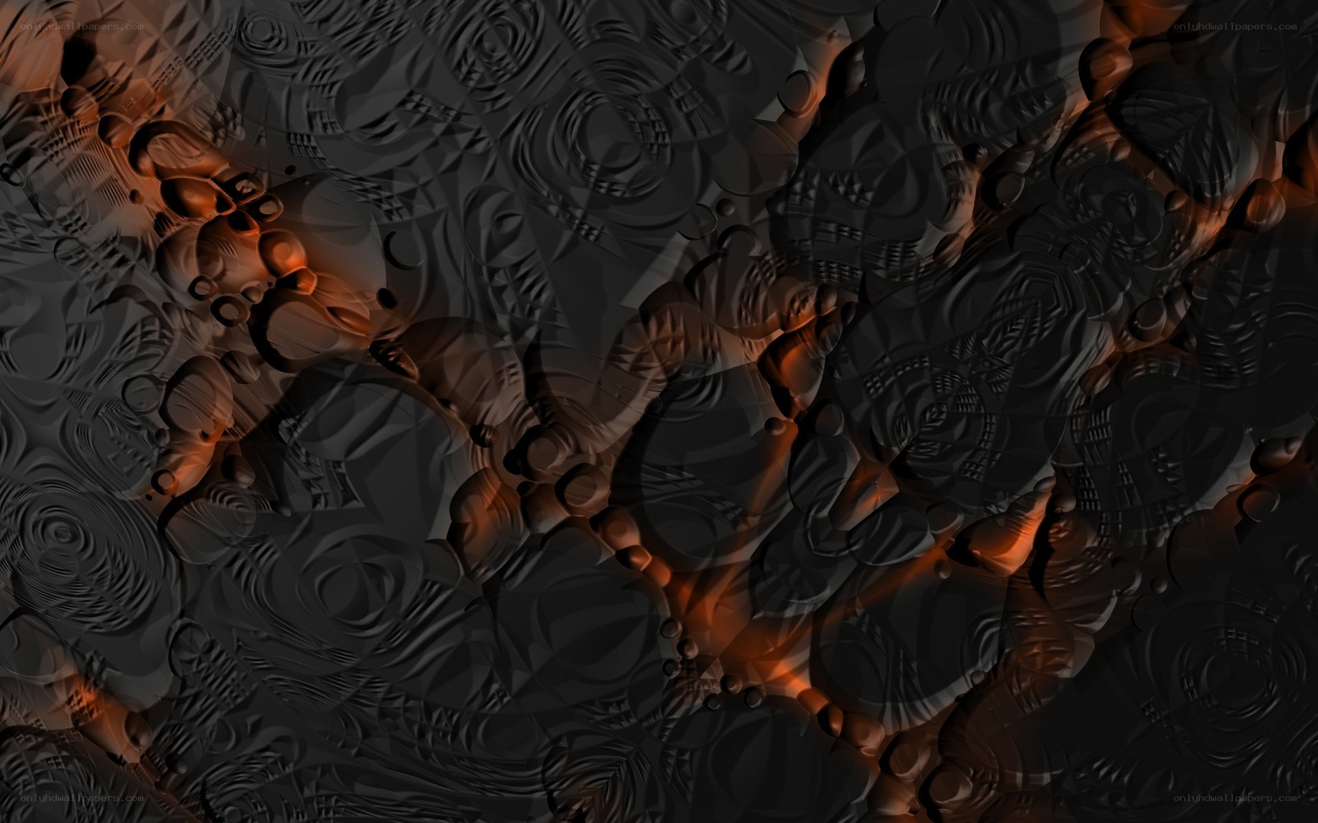 abstract dark fractal pattern