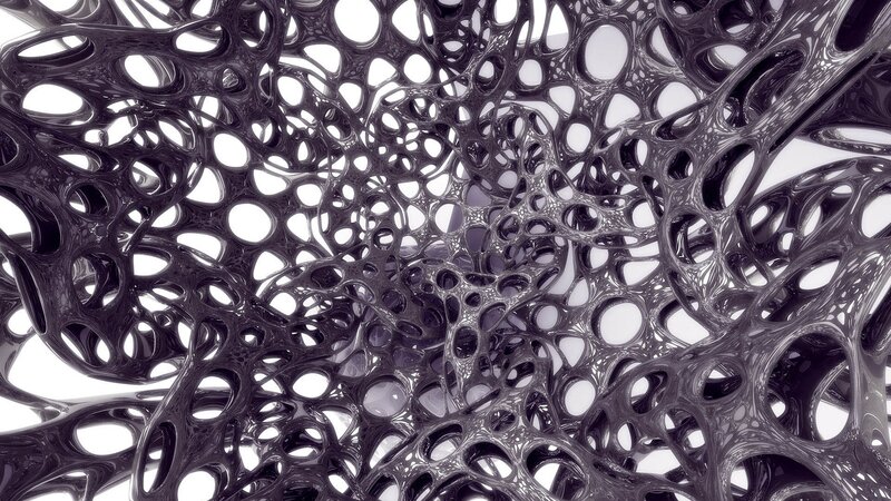 abstract dark mesh structure