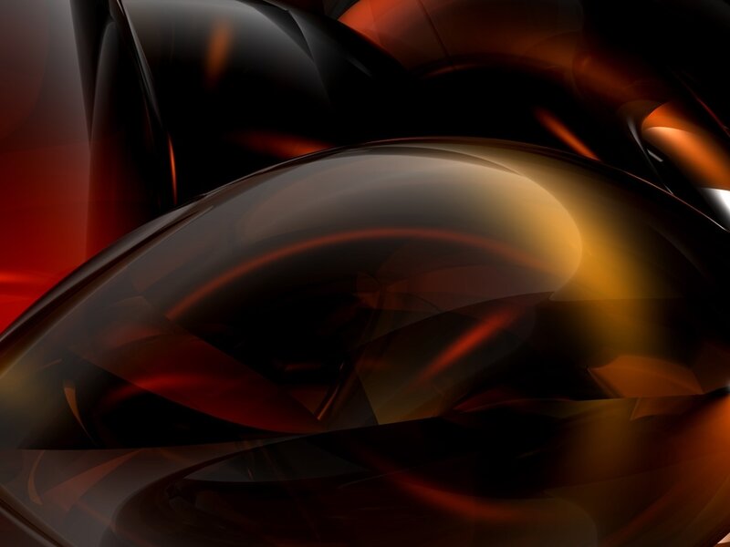 Abstract dark red and gold swirls