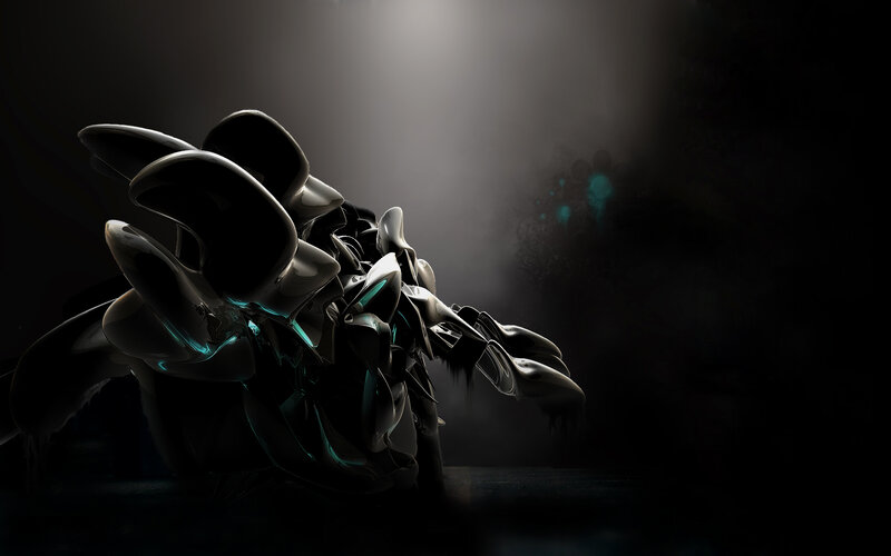 abstract dark sculpture