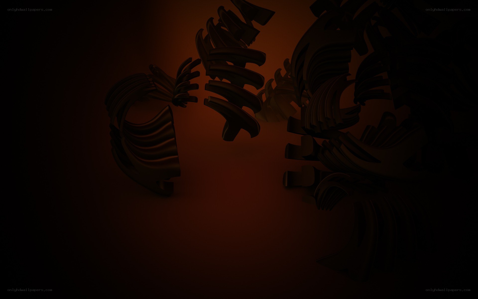 abstract dark sculpture