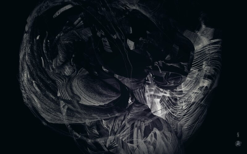 abstract dark swirl