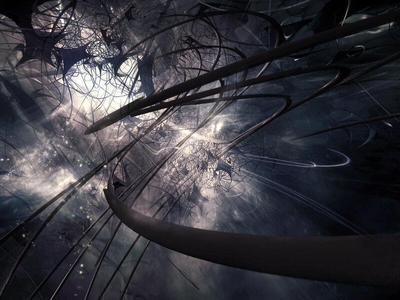 Abstract Dark Tendrils