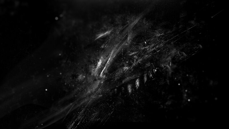 Abstract Dark Texture — Black, Digital Art