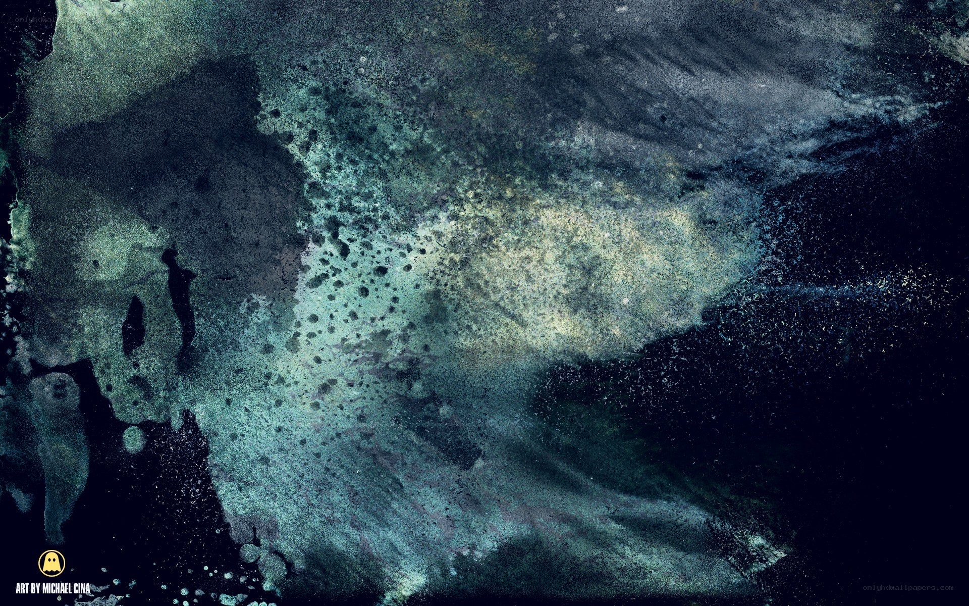 abstract dark watercolor texture