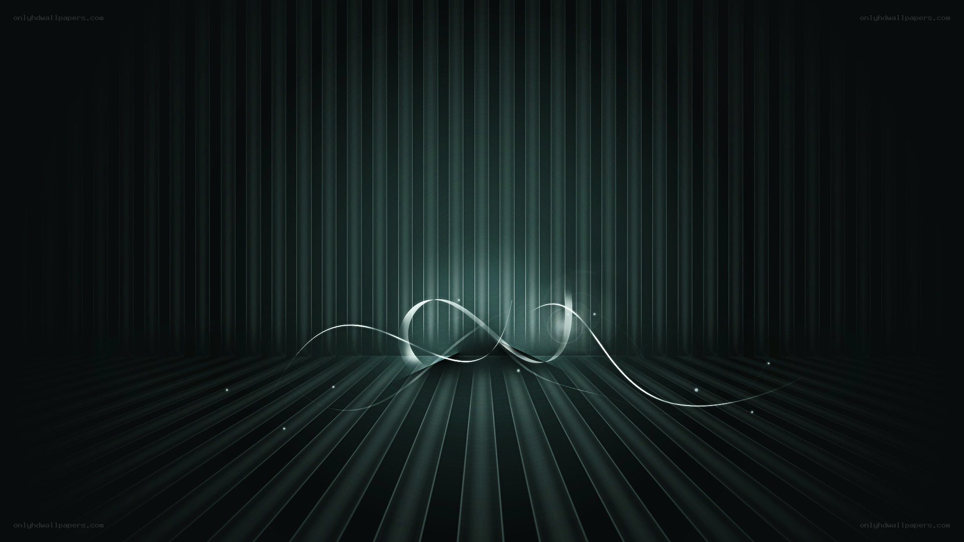 Abstract dark wave design