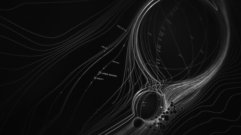 Abstract data flow visualization