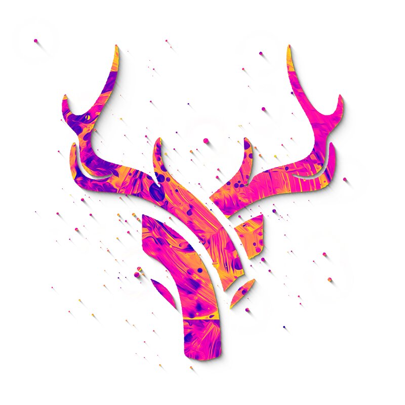 Abstract Deer Antlers