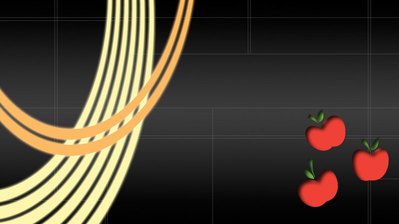 abstract design with apples