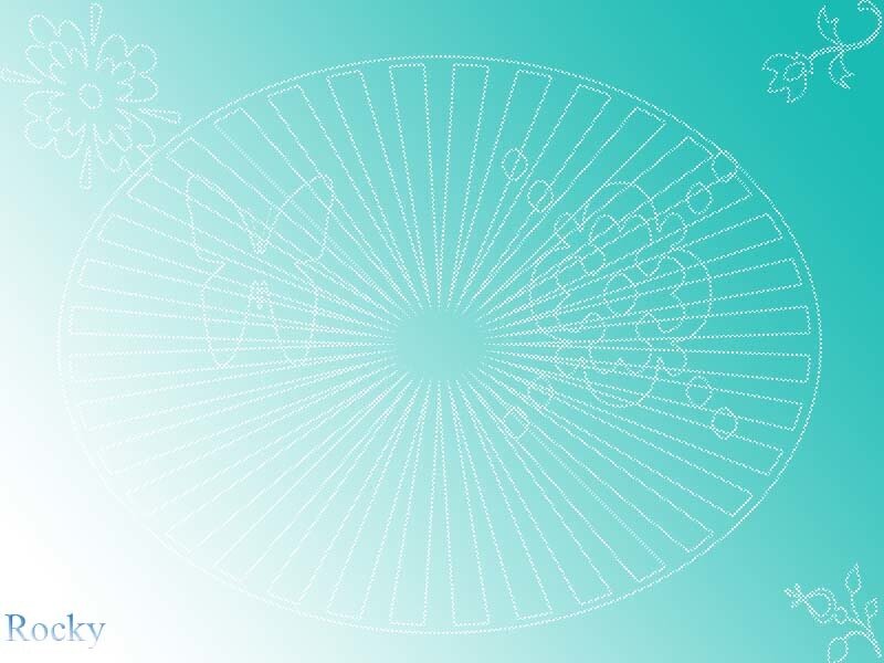 abstract design with floral patterns