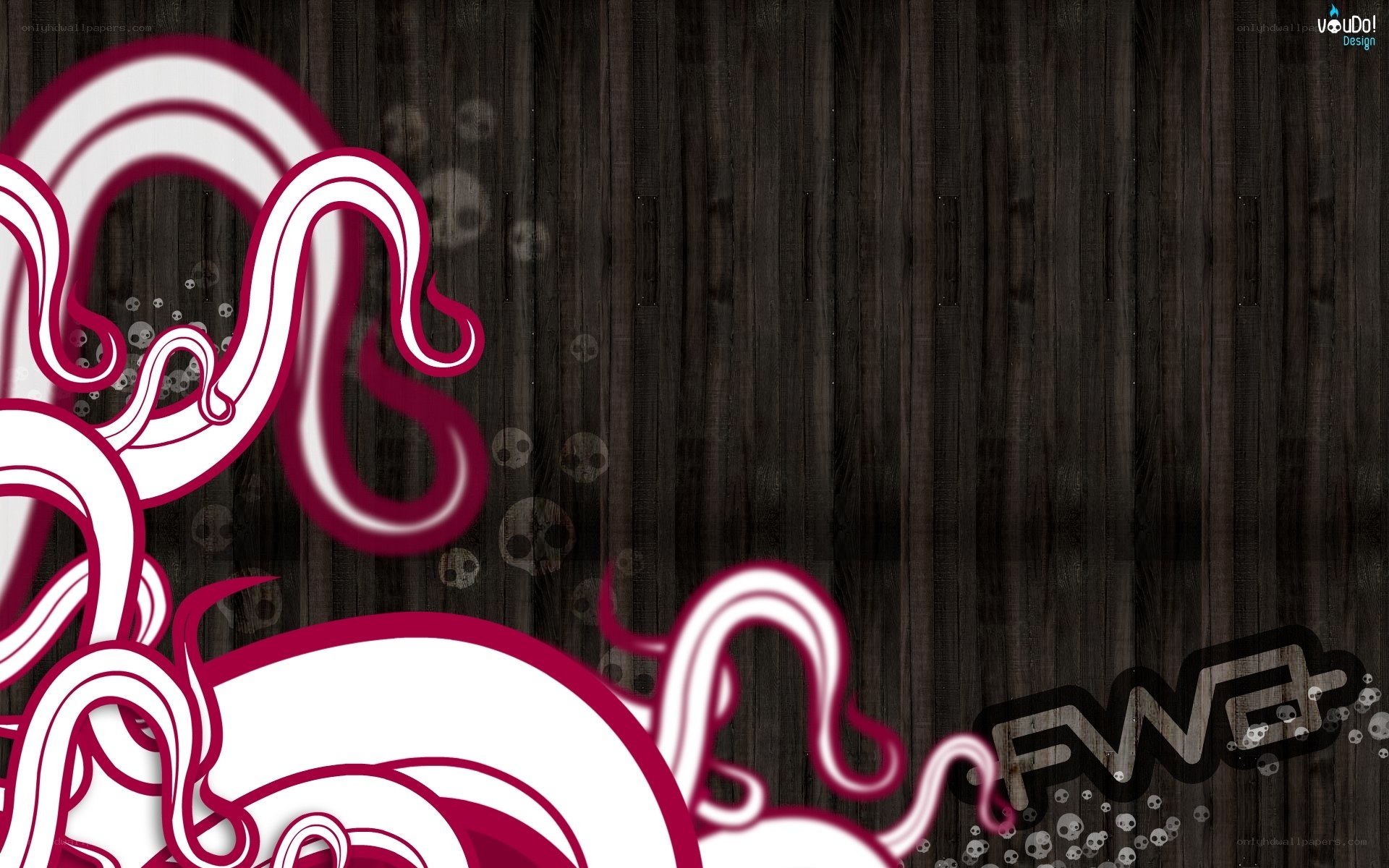 abstract design with tentacles