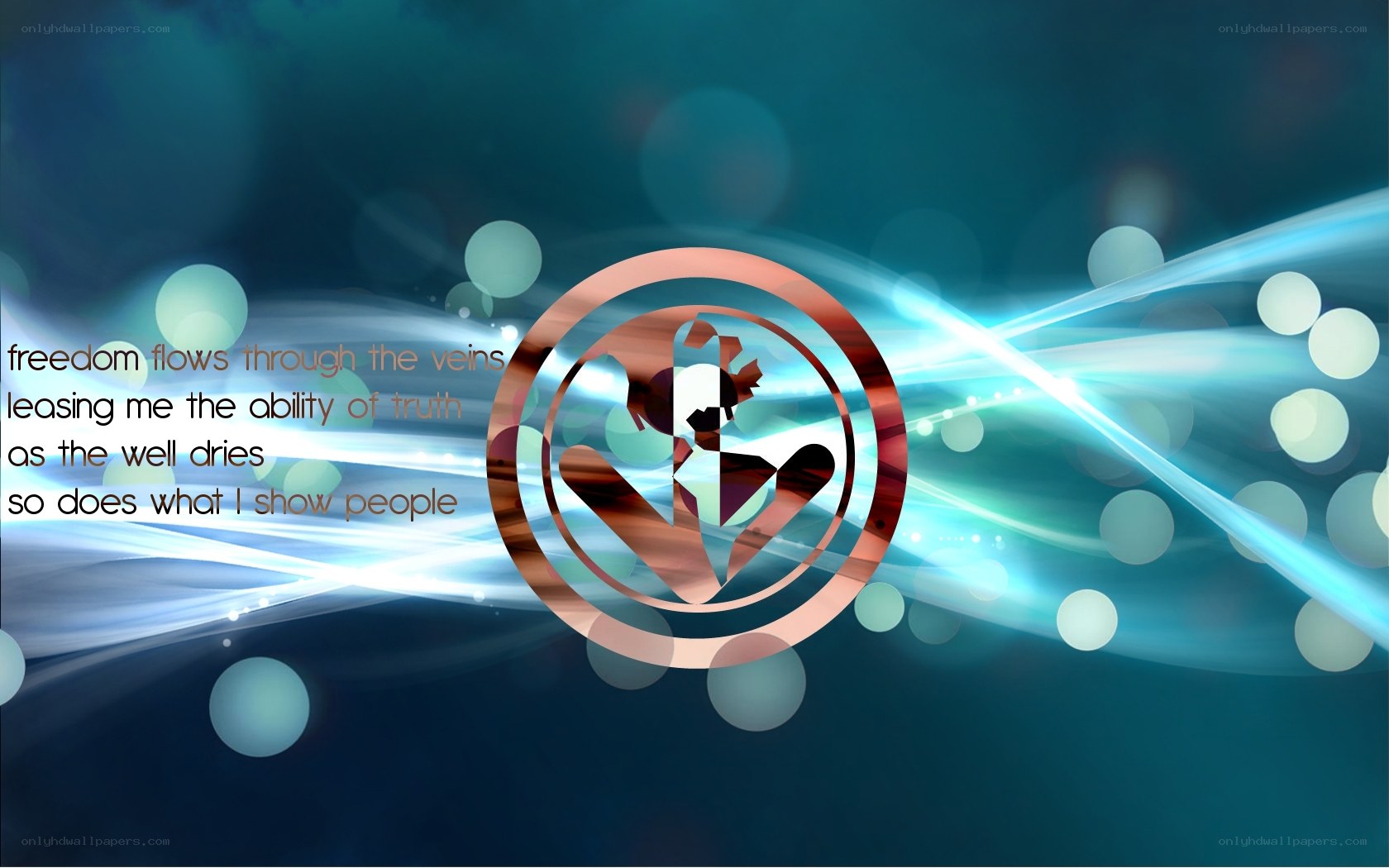 abstract design with text
