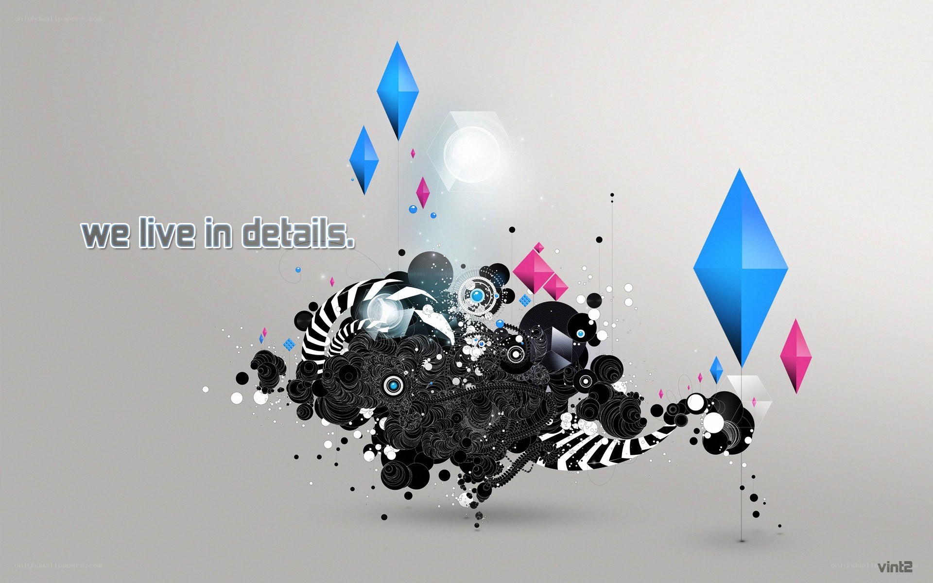 abstract design with text