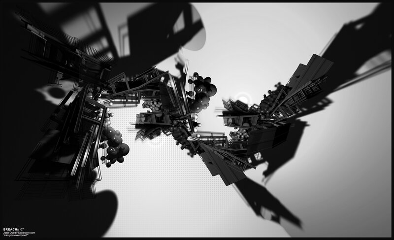 abstract digital architecture